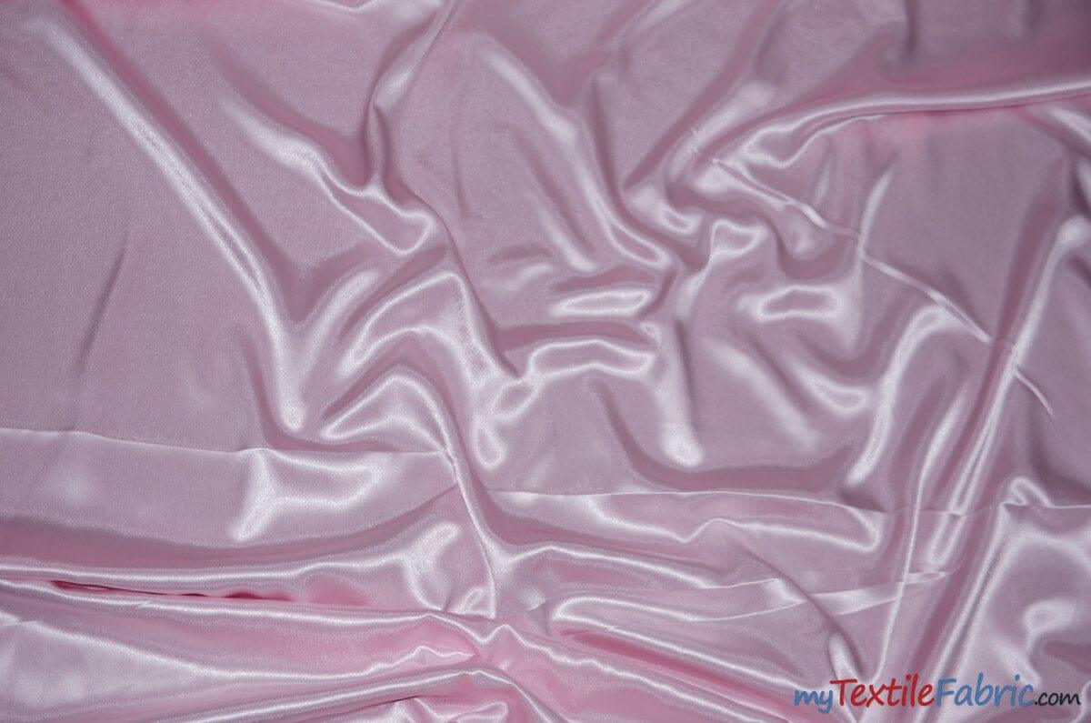 Crepe Back Satin | Korea Quality | 60" Wide | Continuous Yards | Multiple Colors | Fabric mytextilefabric Yards Pink