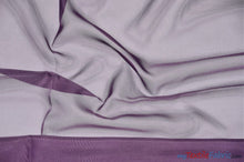Load image into Gallery viewer, IFR Sheer Voile Fabric | 40 Colors | 120&quot; Wide x 120 Yard Bolt | Wholesale Bolt for Wedding and Drape Panels and Home Curtain Panel | Fabric mytextilefabric Bolts Plum 
