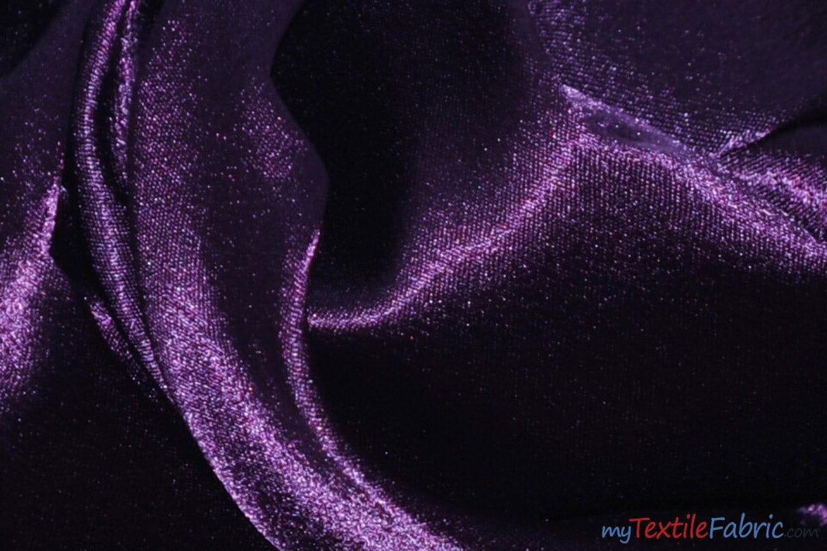 Superior Quality Crepe Back Satin | Japan Quality | 60" Wide | Continuous Yards | Multiple Colors | Fabric mytextilefabric Yards Plum