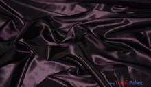Load image into Gallery viewer, Taffeta Fabric | Two Tone Taffeta Fabric | Non Stretch Taffeta | 60&quot; Wide | Multiple Solid Colors | Continuous Yards | Fabric mytextilefabric Yards Plum 
