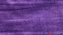 Load image into Gallery viewer, Royal Velvet Fabric | Soft and Plush Non Stretch Velvet Fabric | 60&quot; Wide | Apparel, Decor, Drapery and Upholstery Weight | Multiple Colors | Wholesale Bolt | Fabric mytextilefabric Bolts Pucci Purple 
