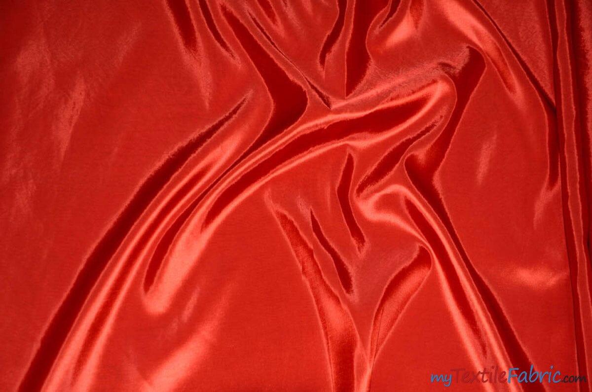 Taffeta Fabric | Two Tone Taffeta Fabric | Non Stretch Taffeta | 60" Wide | Multiple Solid Colors | Continuous Yards | Fabric mytextilefabric Yards Puchi Red