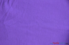 Load image into Gallery viewer, 100% Cotton Gauze Fabric | Soft Lightweight Cotton Muslin | 48&quot; Wide | Continuous Yard | Fabric mytextilefabric Yards Purple 
