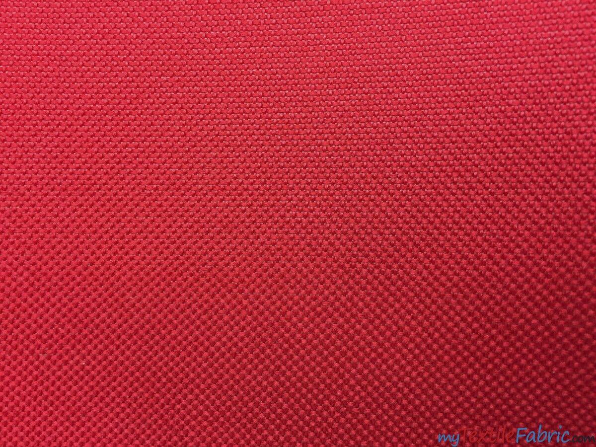 Waterproof Sun Repellent Canvas Fabric | 58" Wide | 100% Polyester | Great for Outdoor Waterproof Pillows, Tents, Covers, Bags, Patio Fabric mytextilefabric Yards Red
