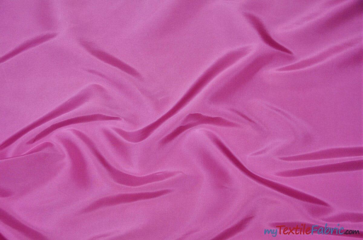 Stretch Taffeta Fabric | 60" Wide | Multiple Solid Colors | Continuous Yards | Costumes, Apparel, Cosplay, Designs | Fabric mytextilefabric Yards Rose