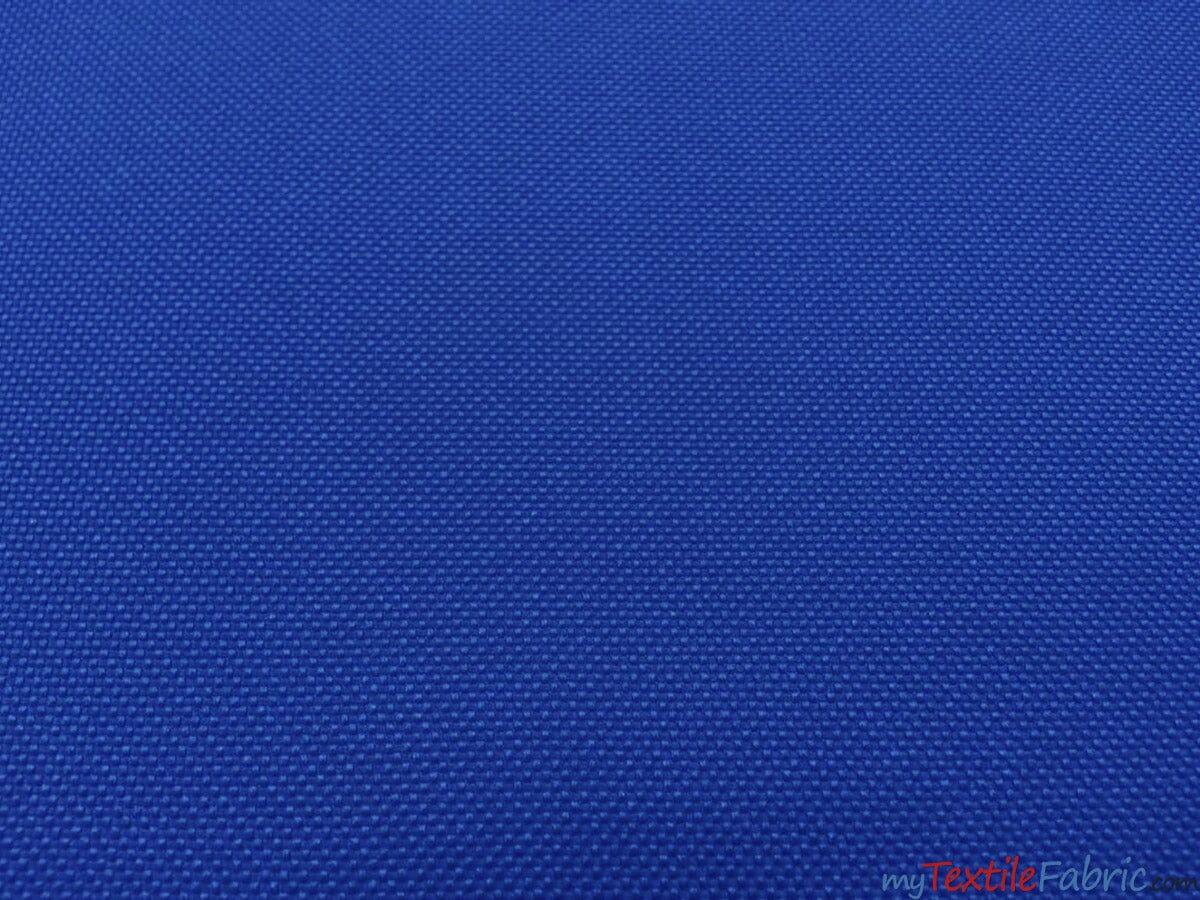 Waterproof Sun Repellent Canvas Fabric | 58" Wide | 100% Polyester | Great for Outdoor Waterproof Pillows, Tents, Covers, Bags, Patio Fabric mytextilefabric Yards Royal