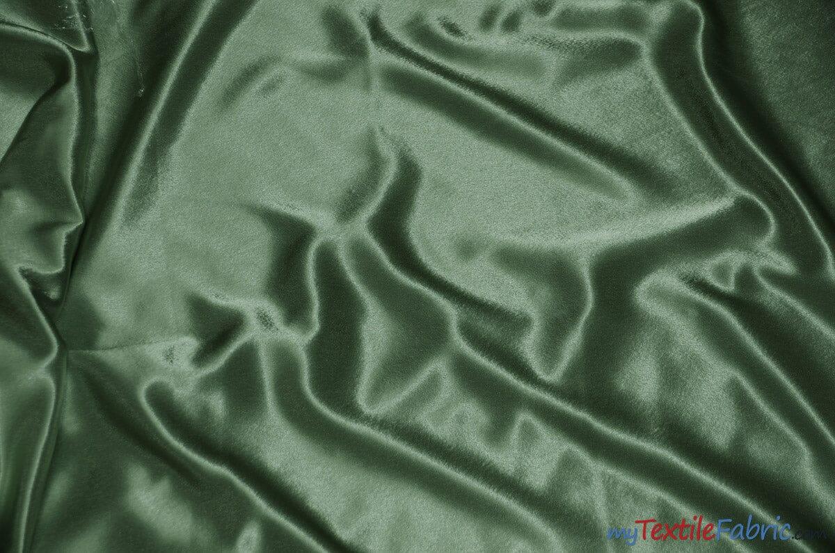Crepe Back Satin | Korea Quality | 60" Wide | Continuous Yards | Multiple Colors | Fabric mytextilefabric Yards Sage