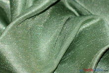 Load image into Gallery viewer, Shantung Satin Fabric | Satin Dupioni Silk Fabric | 60&quot; Wide | Multiple Colors | Wholesale Bolt | Fabric mytextilefabric Bolts Sage 
