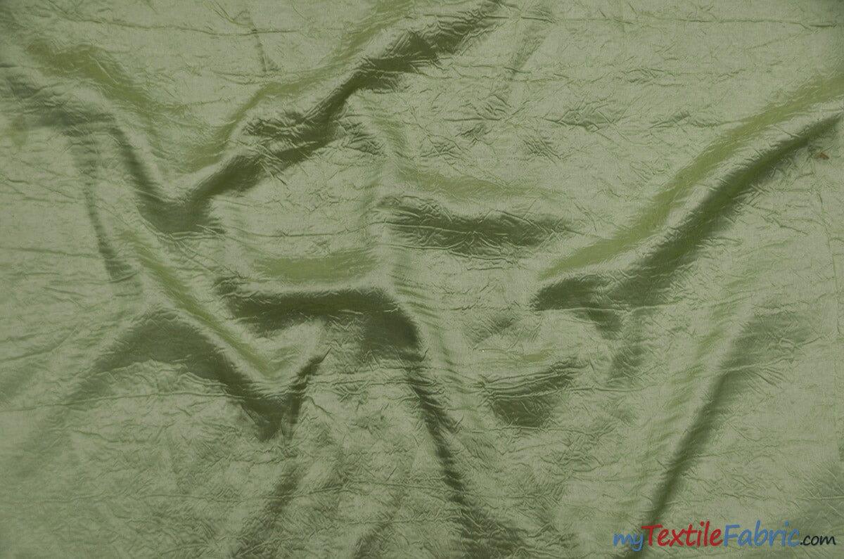 IFR Dull Crush Satin for Drapery | Extra Wide Tergalet Fabric | 108" Wide | Multiple Colors | Fabric mytextilefabric Yards Sage