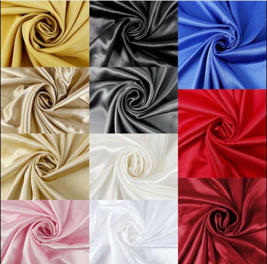 Charmeuse Satin Fabric | Silky Soft Satin | 60 Wide | Continuous Yard