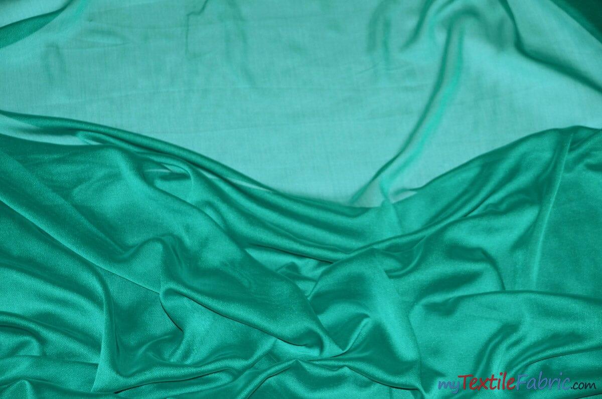 Two Tone Chiffon Fabric | Iridescent Chiffon Fabric | 60" Wide | Clean Edge | Multiple Colors | Continuous Yards | Fabric mytextilefabric Yards Seafoam
