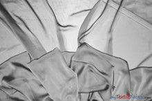 Load image into Gallery viewer, Two Tone Chiffon Fabric | Iridescent Chiffon Fabric | 60&quot; Wide | Clean Edge | Multiple Colors | Wholesale Bolt | Fabric mytextilefabric Bolts Silver Black 

