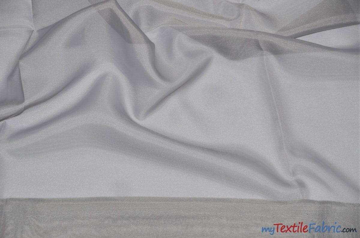 IFR Sheer Voile Fabric | 40 Colors | 120" Wide x 120 Yard Bolt | Wholesale Bolt for Wedding and Drape Panels and Home Curtain Panel | Fabric mytextilefabric Bolts Silver
