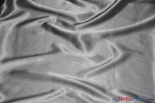 Load image into Gallery viewer, Crepe Back Satin | Korea Quality | 60&quot; Wide | Continuous Yards | Multiple Colors | Fabric mytextilefabric Yards Silver 
