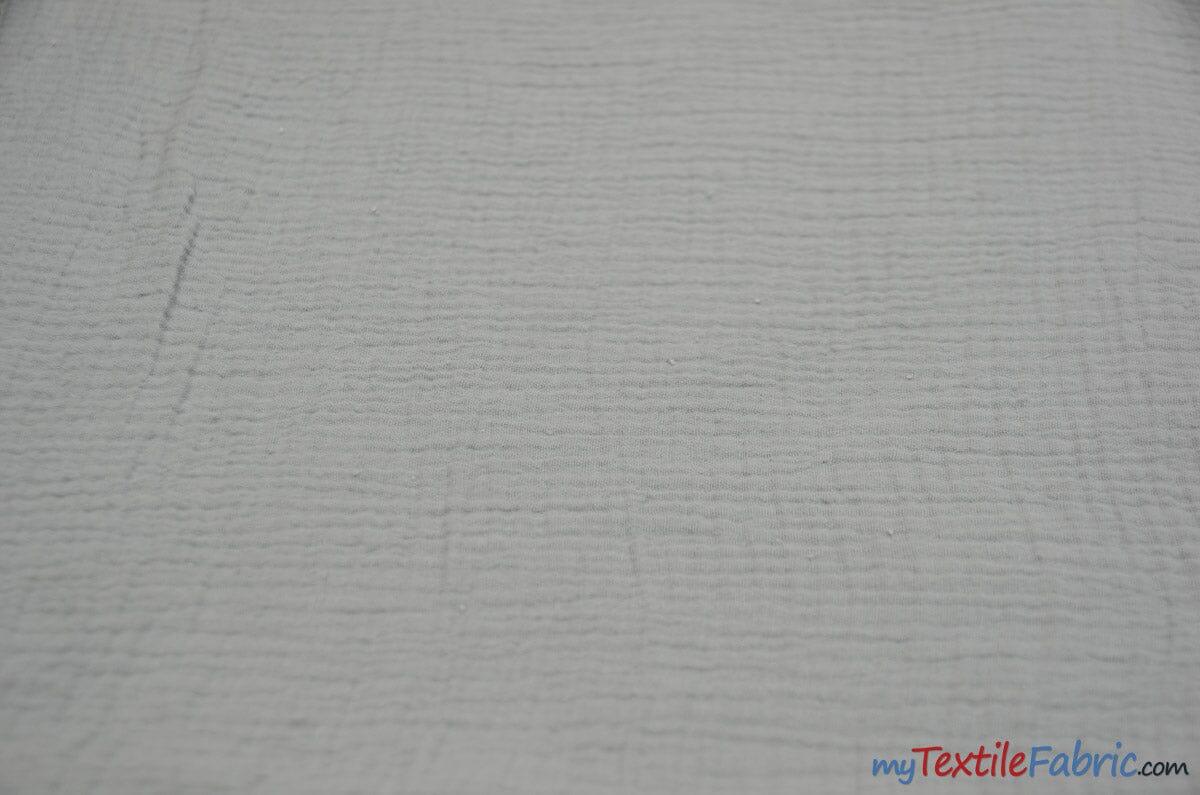 Double Layer Cotton Gauze Fabric | Soft Double Layer Muslin | 48" Wide | Double Cotton Gauze Fabric | Fabric mytextilefabric