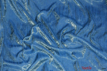 Load image into Gallery viewer, Iridescent Crush Shimmer Fabric | Iridescent Fabric | 54&quot; Wide | Multiple Colors | Continuous Yards | Fabric mytextilefabric Yards Slate Blue 
