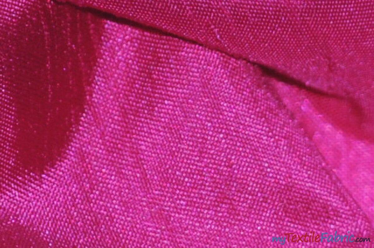 Shantung Satin Fabric | Satin Dupioni Silk Fabric | 60" Wide | Multiple Colors | Continuous Yards | Fabric mytextilefabric Yards Strawberry