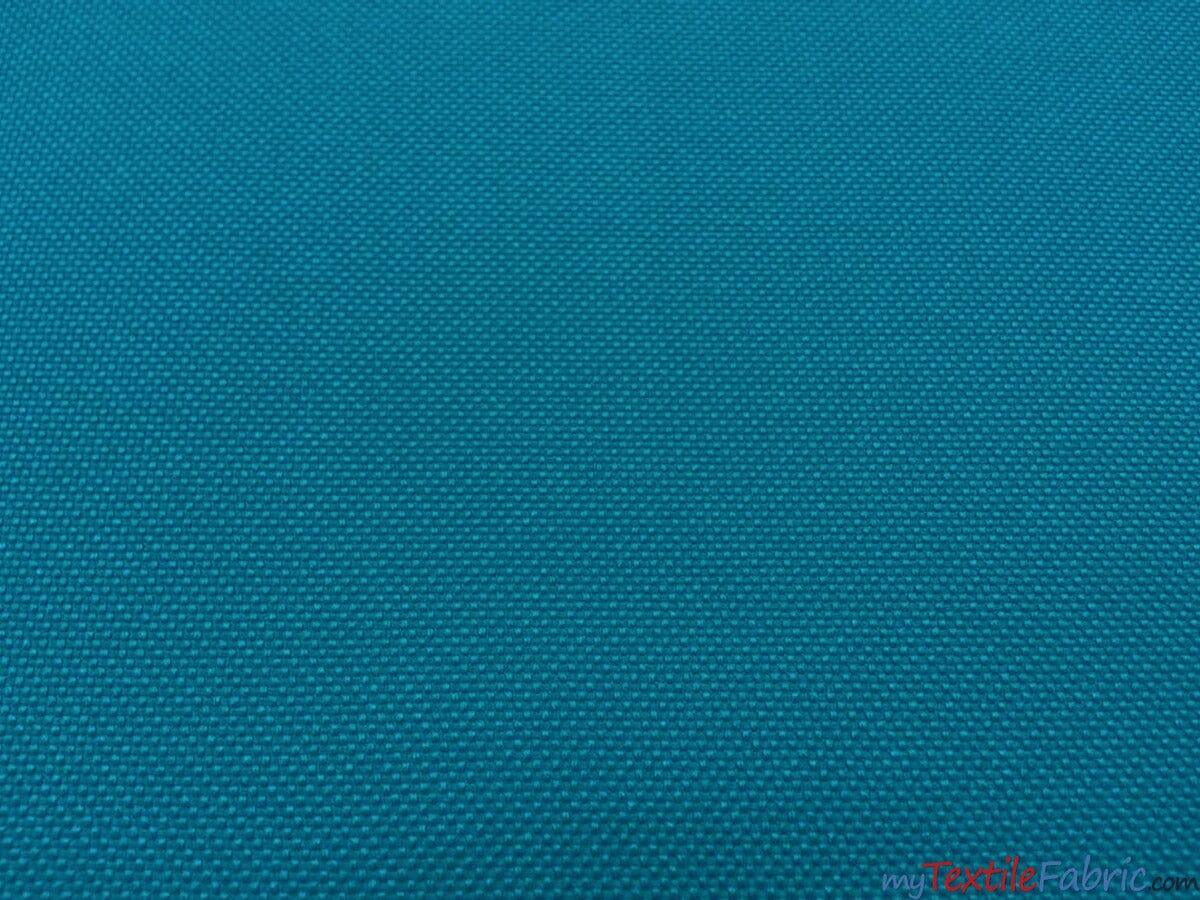 Waterproof Sun Repellent Canvas Fabric | 58" Wide | 100% Polyester | Great for Outdoor Waterproof Pillows, Tents, Covers, Bags, Patio Fabric mytextilefabric Yards Teal