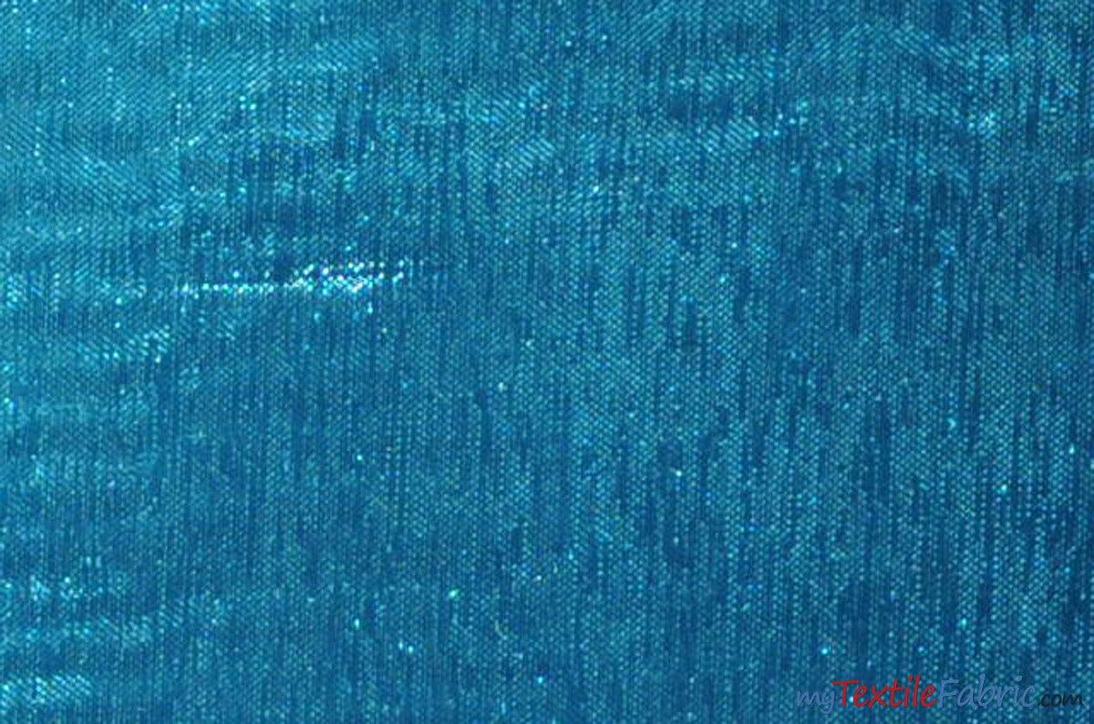 Soft and Smooth Mirror Organza Fabric | 60" Wide | Continuous Yards | Multiple Colors | Fabric mytextilefabric Yards Teal