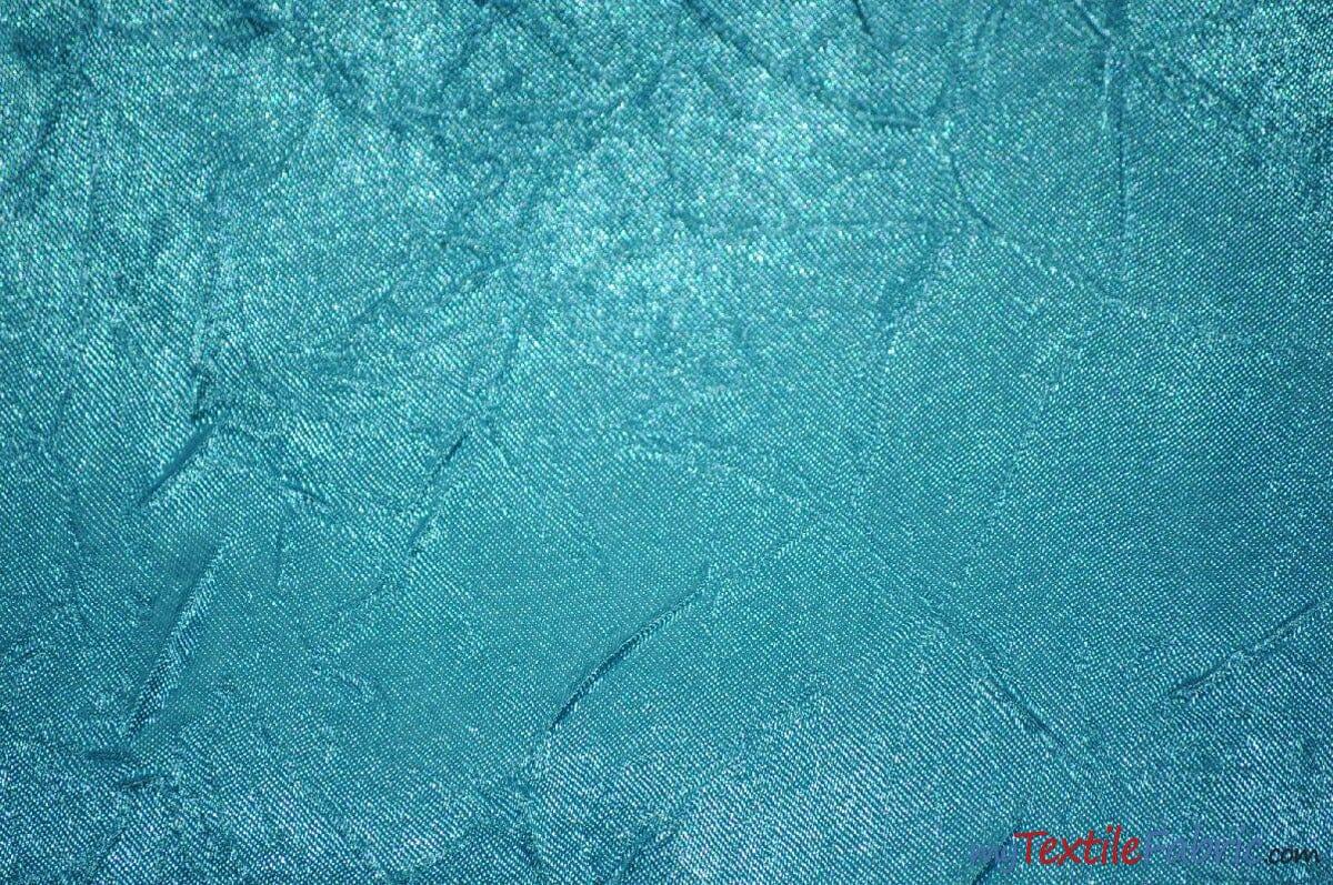 Silky Crush Satin | Crush Charmeuse Bichon Satin | 54" Wide | Continuous Yards | Multiple Colors | Fabric mytextilefabric Yards 951 Blue