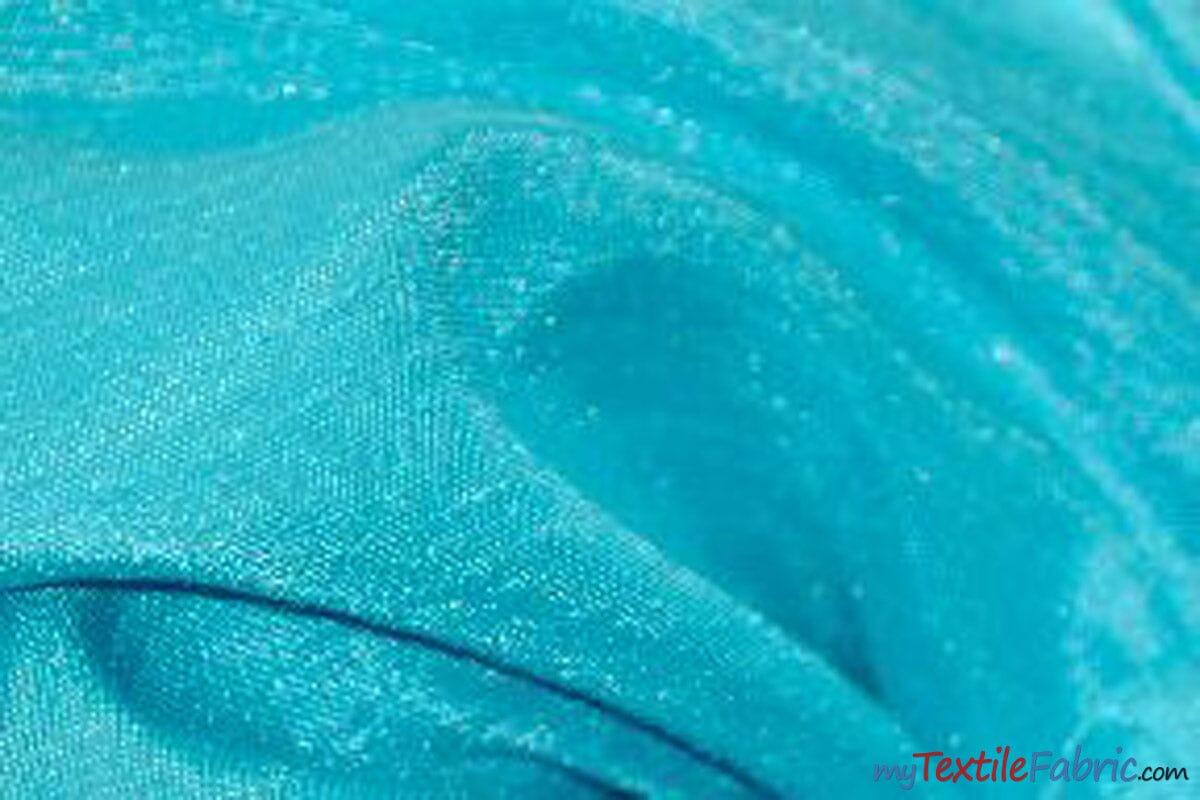 Shantung Satin Fabric | Satin Dupioni Silk Fabric | 60" Wide | Multiple Colors | Continuous Yards | Fabric mytextilefabric Yards 951 Blue