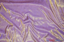 Load image into Gallery viewer, Iridescent Crush Shimmer Fabric | Iridescent Fabric | 54&quot; Wide | Multiple Colors | Continuous Yards | Fabric mytextilefabric Yards Violet Gold 
