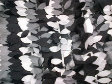 Load image into Gallery viewer, Leaf Taffeta | Hanging Leaf Taffeta | 57&quot; Wide | Multiple Colors Available | Fabric mytextilefabric Yards White Black 
