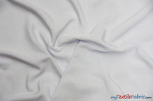 Load image into Gallery viewer, Peachskin Fabric | Polyester Peach Skin Fabric | 60&quot; Wide | Suiting, Garments, Uniforms, Apparel | Fabric mytextilefabric Yards White 
