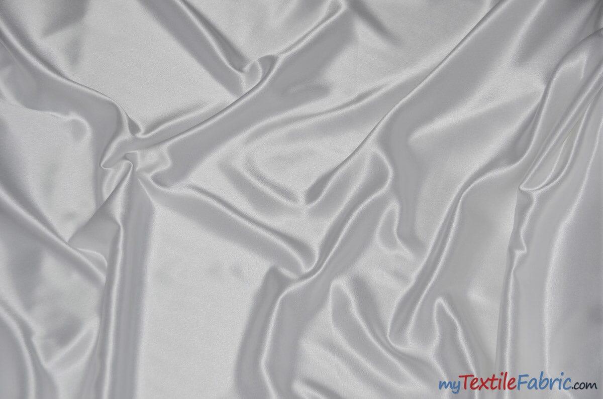 Crepe Back Satin | Korea Quality | 60" Wide | Continuous Yards | Multiple Colors | Fabric mytextilefabric Yards White