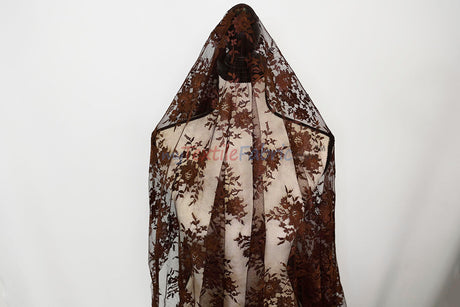 Chantilly Lace Fabric | 52” Wide | Elegant Floral Lace for Bridal & Formalwear