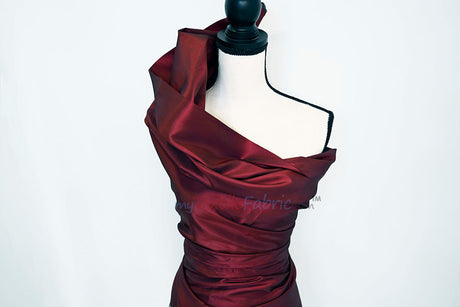Stretch Taffeta Fabric | 60" Wide | Multiple Solid Colors | Continuous Yards | Costumes, Apparel, Cosplay, Designs | MTF Quality |