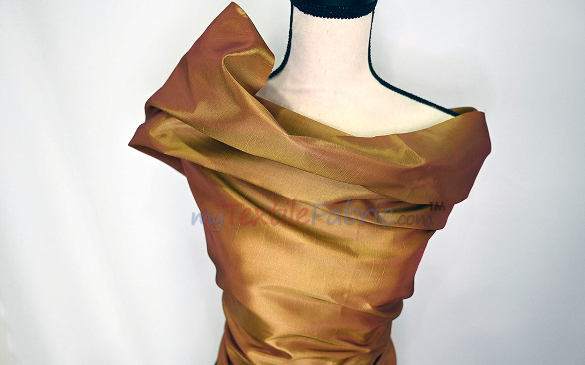 Taffeta Fabric | Two Tone Taffeta Fabric | Non Stretch Taffeta | 60" Wide | Multiple Solid Colors