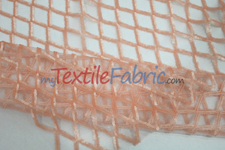 Luxury Glitz Sequins Lace Fabric | Bridal Lace Fabric | 54" Wide | Multiple Colors | Sequins Fabric by the Yard |
