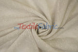 Swiss Sheer Fabric | Linen-Look Sheer Drapery | 130″ Wide | Event & Home Curtains | Available in 15 Colors