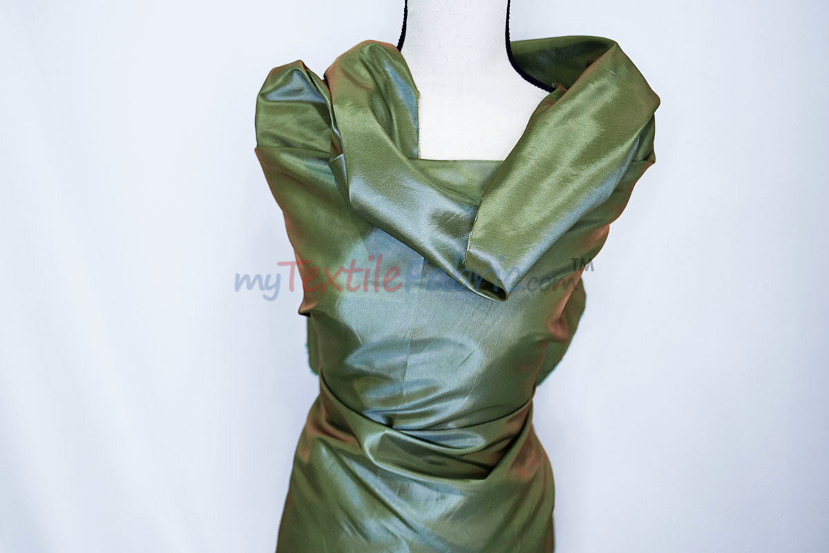 Taffeta Fabric | Two Tone Taffeta Fabric | Non Stretch Taffeta | 60" Wide | Multiple Solid Colors