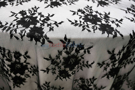 Chantilly Lace Fabric | 52” Wide | Elegant Floral Lace for Bridal & Formalwear