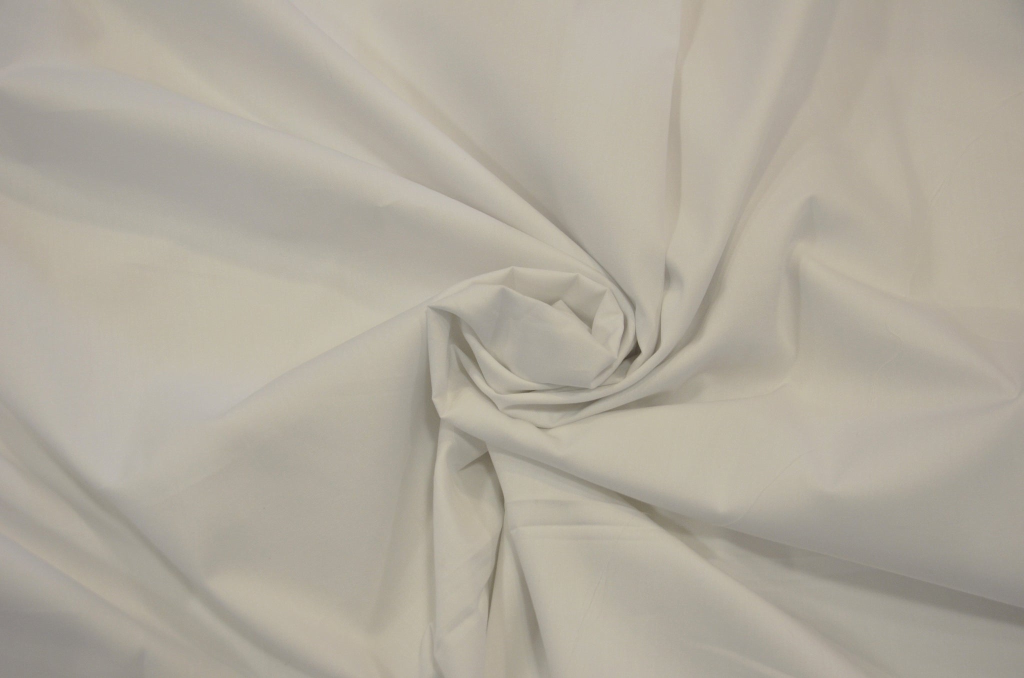Lining Fabric (Poly/Cotton) - White Twill 60 - By the Yard from