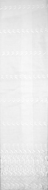 Polyester Cotton Eyelet Embroidery | One Side Scallop | 45" Wide | Multiple Colors |