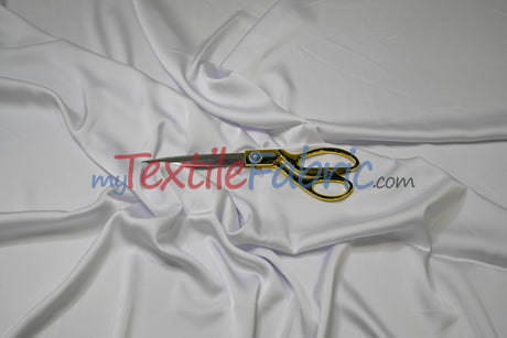 Double Sided Satin Fabric | 60" Wide | Luxurious Glossy Satin for Apparel & Décor