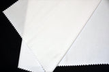 100% Cotton Fire Retardant Duvetyn Fabric | Stage Cover Fabric | 58" Wide | White and Black Duvetyn Fabric | 9 oz Commando Cloth |