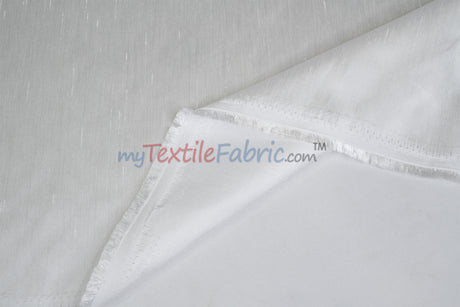 IFR Extra Wide Dupioni Silk | 100% Polyester Faux Dupioni Fabric | 120" Wide | Multiple Colors |