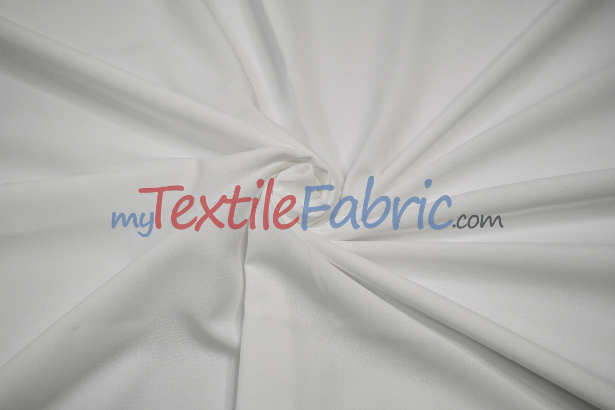 Extra Wide Polyester Fabric | 124" Wide Polyester Fabric | 124" Polypoplin for Tablecloths, Drapery, and Curtains |