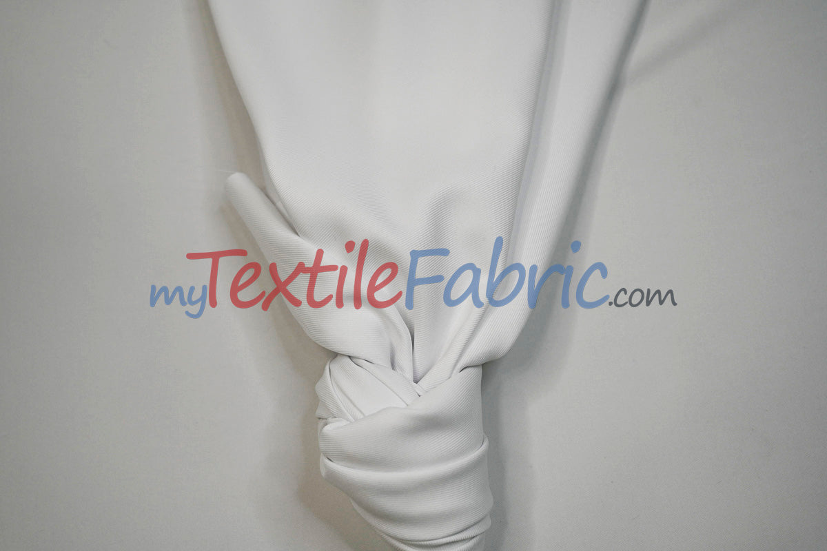 Polyester Gabardine Fabric | Polyester Suiting Fabric | 58" Wide | Multiple Colors | Polyester Twill Fabric |