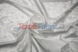 Jasmine Jacquard Fabric | Floral Brocade | 60" Wide | Elegant Formal & Upholstery Fabric