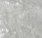 New York Dazzle Sequins Fabric | 6mm Sequins Fabric | 52" Wide | Multiple Colors |