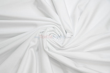 Nylon Spandex 4 Way Stretch Fabric | 60" Width | Great for Swimwear, Dancewear, Waterproof, Tablecloths, Chair Covers | Multiple Colors |