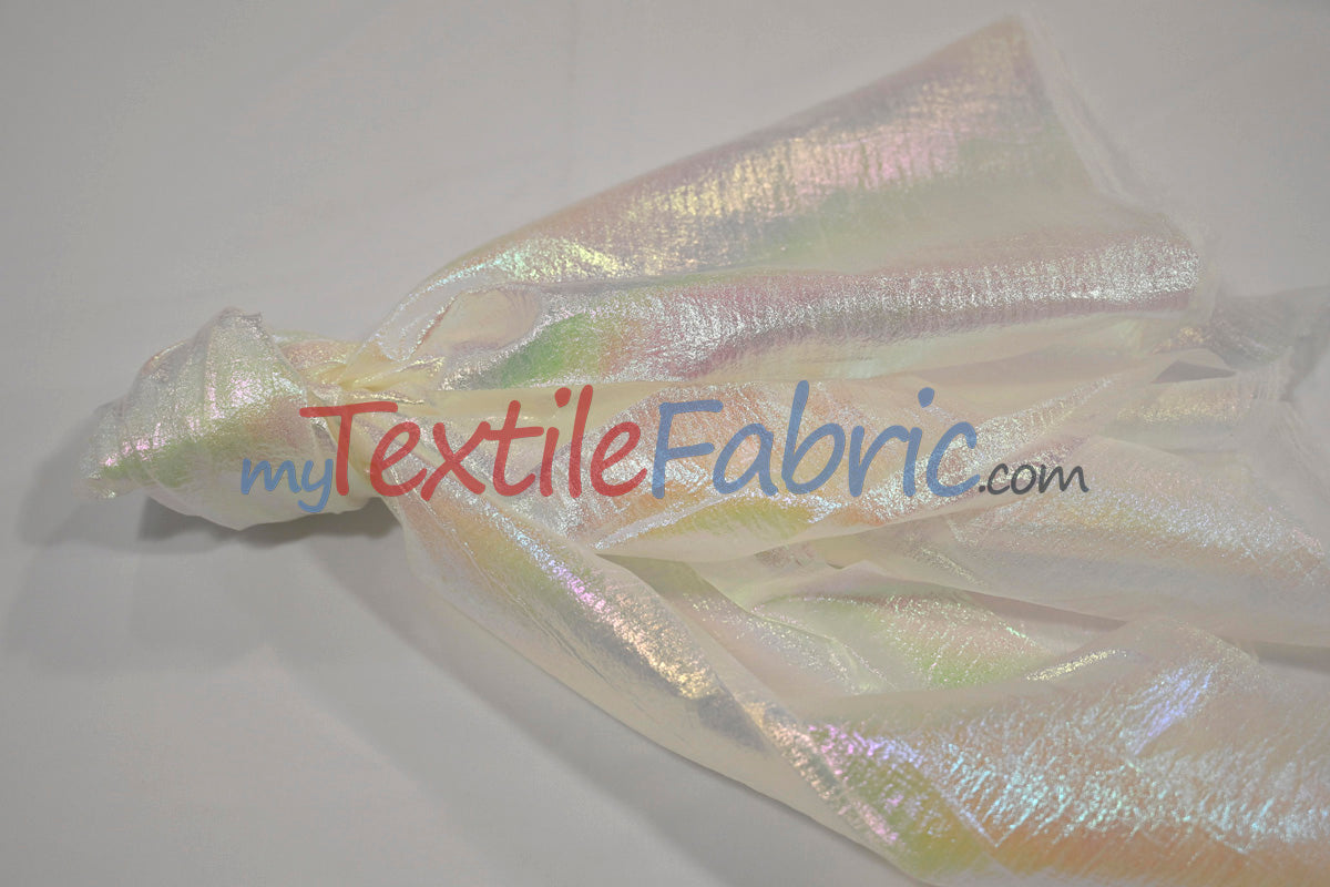 Oasis Hologram Fabric | Iridescent Sheer Organza | 58/60" Wide | Fantasy & Apparel