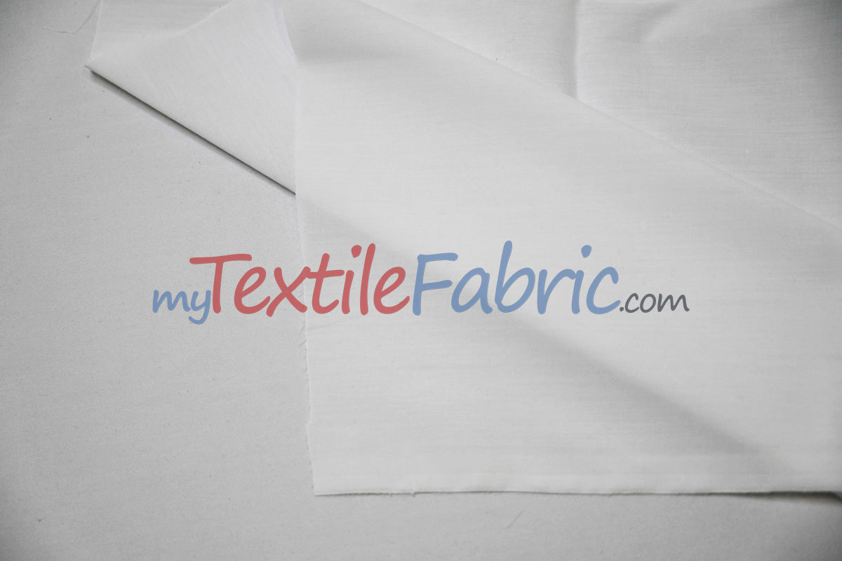 Polyester Cotton Broadcloth Fabric | 60" Wide | Solid Colors | Continuous Yards | Multiple Colors |