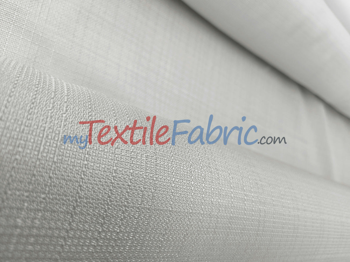 Rustic Linen Fabric | Imitation Linen Fabric | Faux Linen Fabric | 58" Wide | 5 Colors |