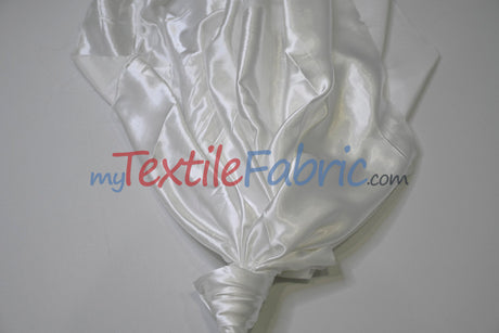 Stretch Charmeuse Satin Fabric | Soft Silky Satin Fabric | 96% Polyester 4% Spandex | Multiple Colors | Yards & Bolts